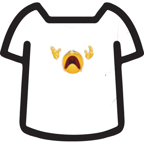 DEVASTATED EMOJI SHIRT
