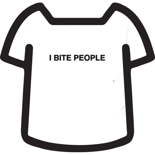 I BITE PEOPLE SHIRT